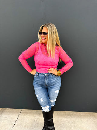 Blakeley Valentine Roxy Lace Top in Five Colors