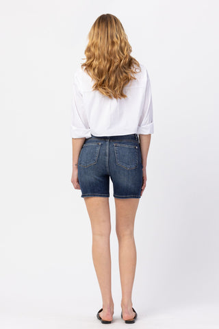 Judy Blue High Waist Mid Denim Short 15222