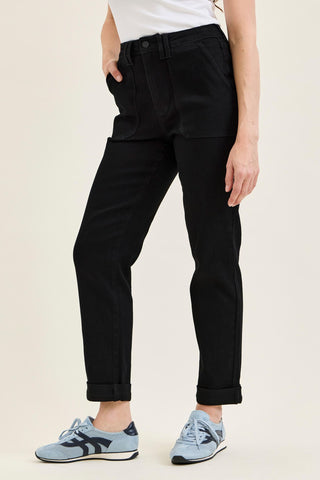Judy Blue High Waist Black Aurora Weekender Denim Jeans 881217