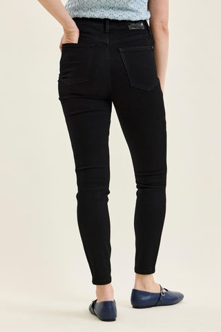 Judy Blue High Waist Tummy Control Black Skinny Denim Jeans 881244