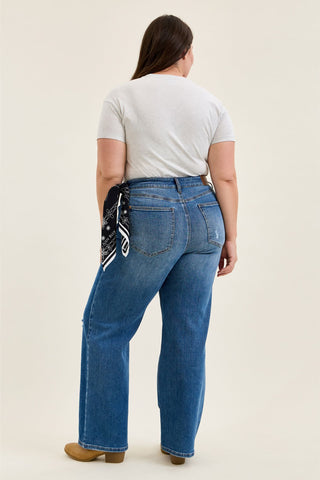 Judy Blue High Waist Brenda Rigid Magic 90's Straight Denim Jeans 881190