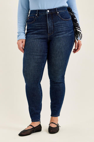 Judy Blue High Waist Tummy Control Sienna Bandana Skinny Denim Jeans 881156