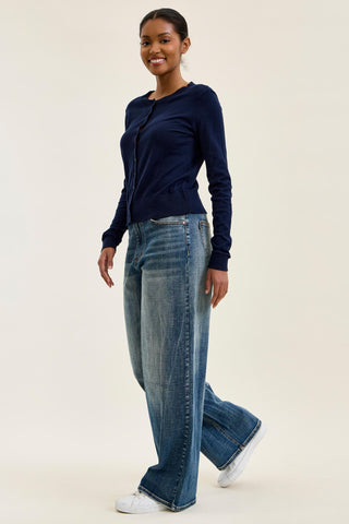 Judy Blue High Waist Vintage Blast Wilhelmina Baggy Denim Jeans 881157