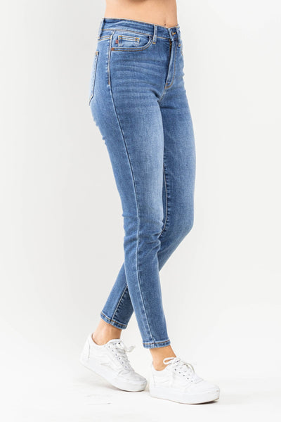 Judy Blue High Waist Classic Thermal Skinny Denim 82349 - Exclusive-Jeans-Sunshine and Wine Boutique