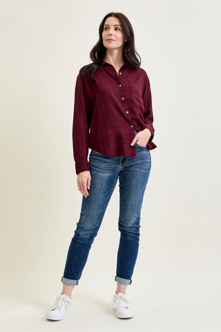 Judy Blue Basic Mid Rise Cuffed Slim Denim Jeans 82428