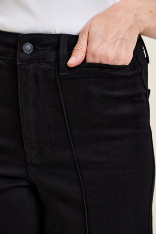 Judy Blue High Waist Liza Black Palazzo Denim Jeans 881243