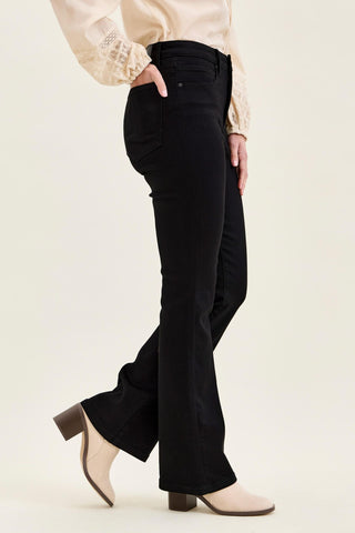 Judy Blue High Waist Tummy Control Black Bootcut Denim Jeans 881184