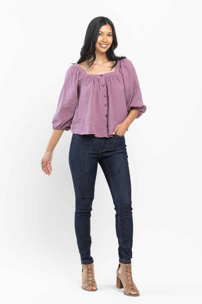 Judy Blue High Waist Classic Back Pocket Embroidery Skinny Denim 88683-Jeans-Sunshine and Wine Boutique