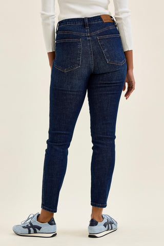 Judy Blue High Waist Tummy Control Sienna Bandana Skinny Denim Jeans 881156