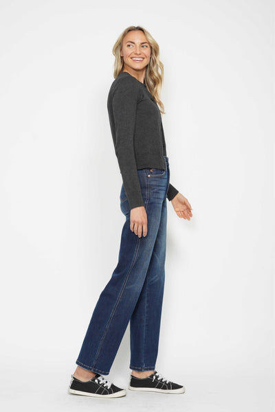 Judy Blue High Waist "Tummy Control" Classic Straight Denim Jeans 88869-Jeans-Sunshine and Wine Boutique