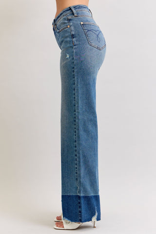 Judy Blue High Waist Column Straight Denim Jeans 881043