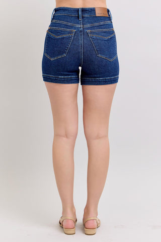 Judy Blue High Waist Tummy Control Denim Short 150333
