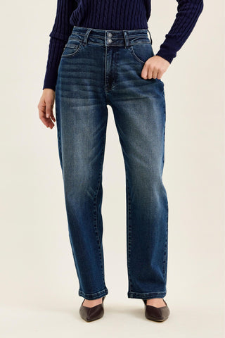 Judy Blue High Waist Double Button Marlow Arc Denim Jeans 881131