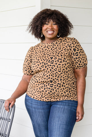 Hailey & Co Spotted Animal Print Blouse