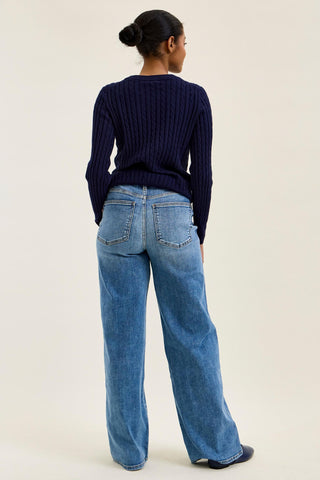Judy Blue High Waist Column Straight Denim Jeans 82737