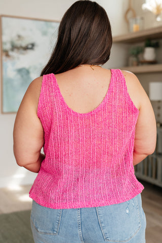 GeeGee A Major Upgrade Knit V-Neck Tank
