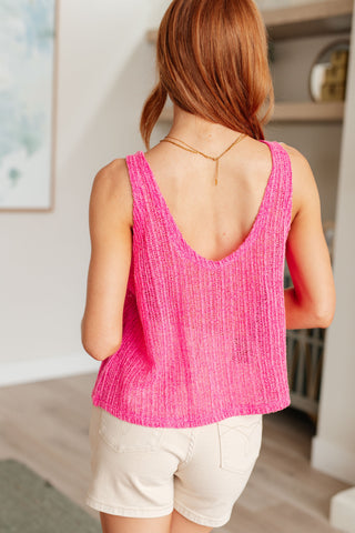 GeeGee A Major Upgrade Knit V-Neck Tank
