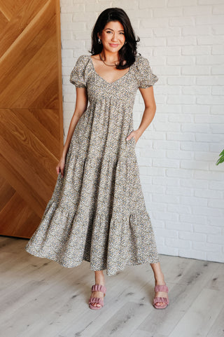 Polagram A Moment of Love Balloon Sleeve Dress
