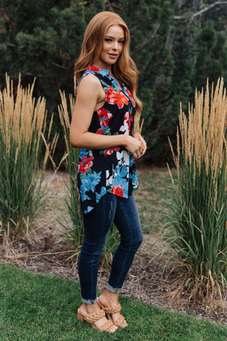 Shopin La A Rose By Any Other Name Sleeveless Top