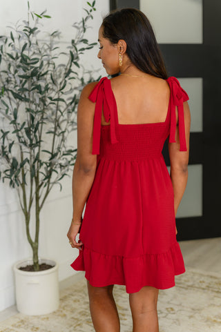 Kori Acting Brand New Contrast Trim Crinkle Woven Dress