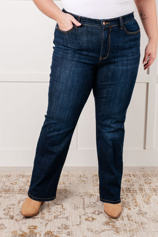 Judy Blue Alaina High Rise Classic Straight Jeans - Exclusive