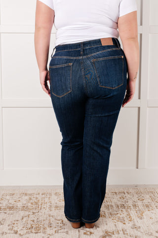 Judy Blue Alaina High Rise Classic Straight Jeans - Exclusive