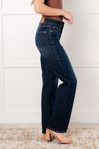 Judy Blue Alaina High Rise Classic Straight Jeans - Exclusive
