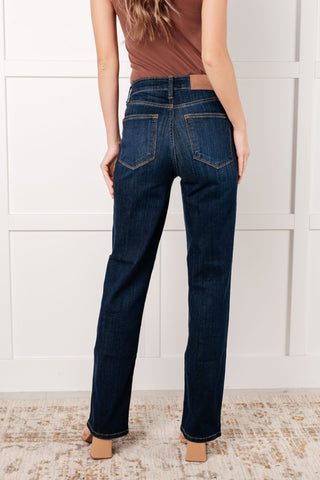 Judy Blue Alaina High Rise Classic Straight Jeans - Exclusive