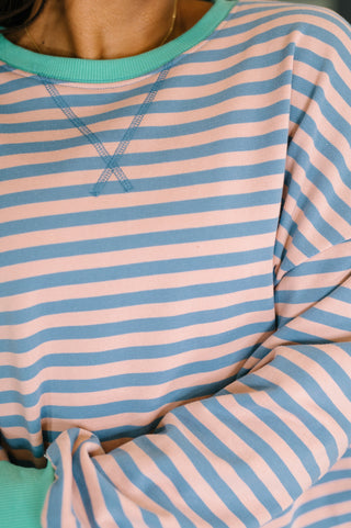 One Eleven North All For the Color Drop Shoulder Pullover