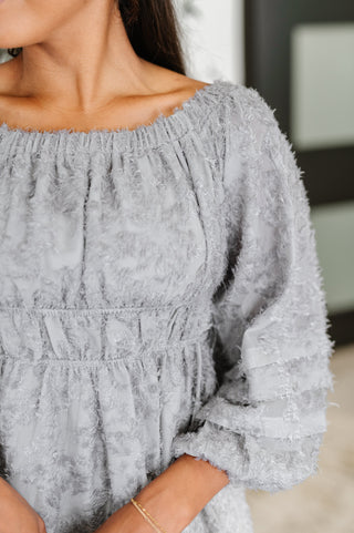 All Is Well Dress In Opal Gray
