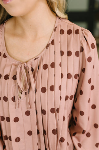 Haptics All My Lovin' Pleated Detail Dress
