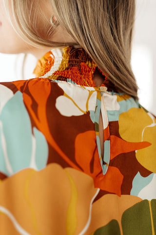 Jodifl All Together Now Mock Neck Blouse