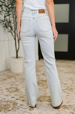 Judy Blue Alyse Mid Rise Destroy & Fray Hem Bootcut - Exclusive