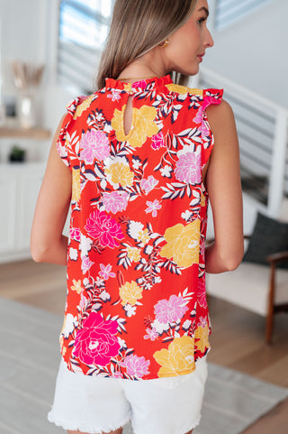 Andree By Unit Among The Flowers Floral Top