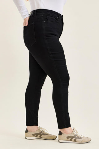 Judy Blue High Waist Tummy Control Black Skinny Denim Jeans 881244