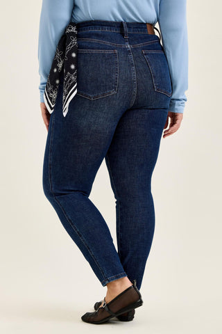 Judy Blue High Waist Tummy Control Sienna Bandana Skinny Denim Jeans 881156