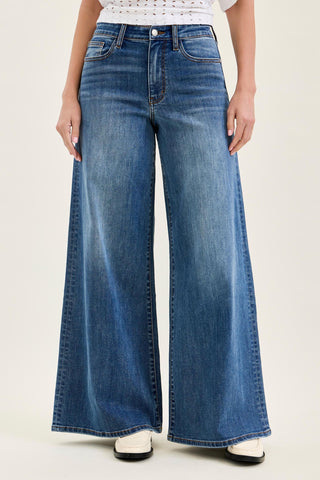Judy Blue High Waist Palazzo Denim Jeans 82749