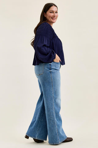 Judy Blue High Waist Column Straight Denim Jeans 82737