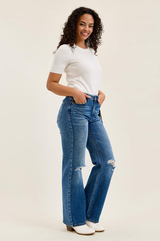 Judy Blue High Waist Brenda Rigid Magic 90's Straight Denim Jeans 881190