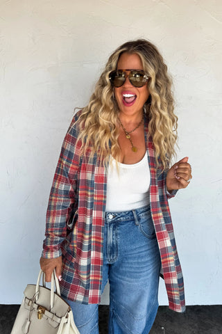 Blakeley Plaid Lola Cardigans