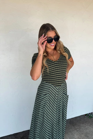 Blakeley Calista Stripe Dress