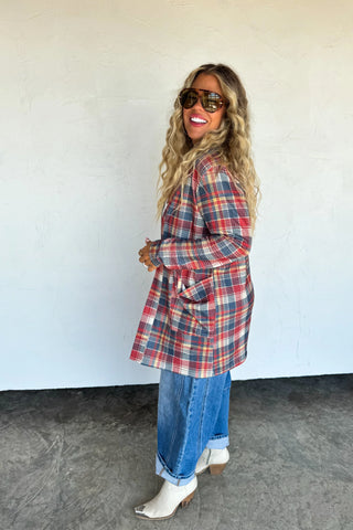 Blakeley Plaid Lola Cardigans