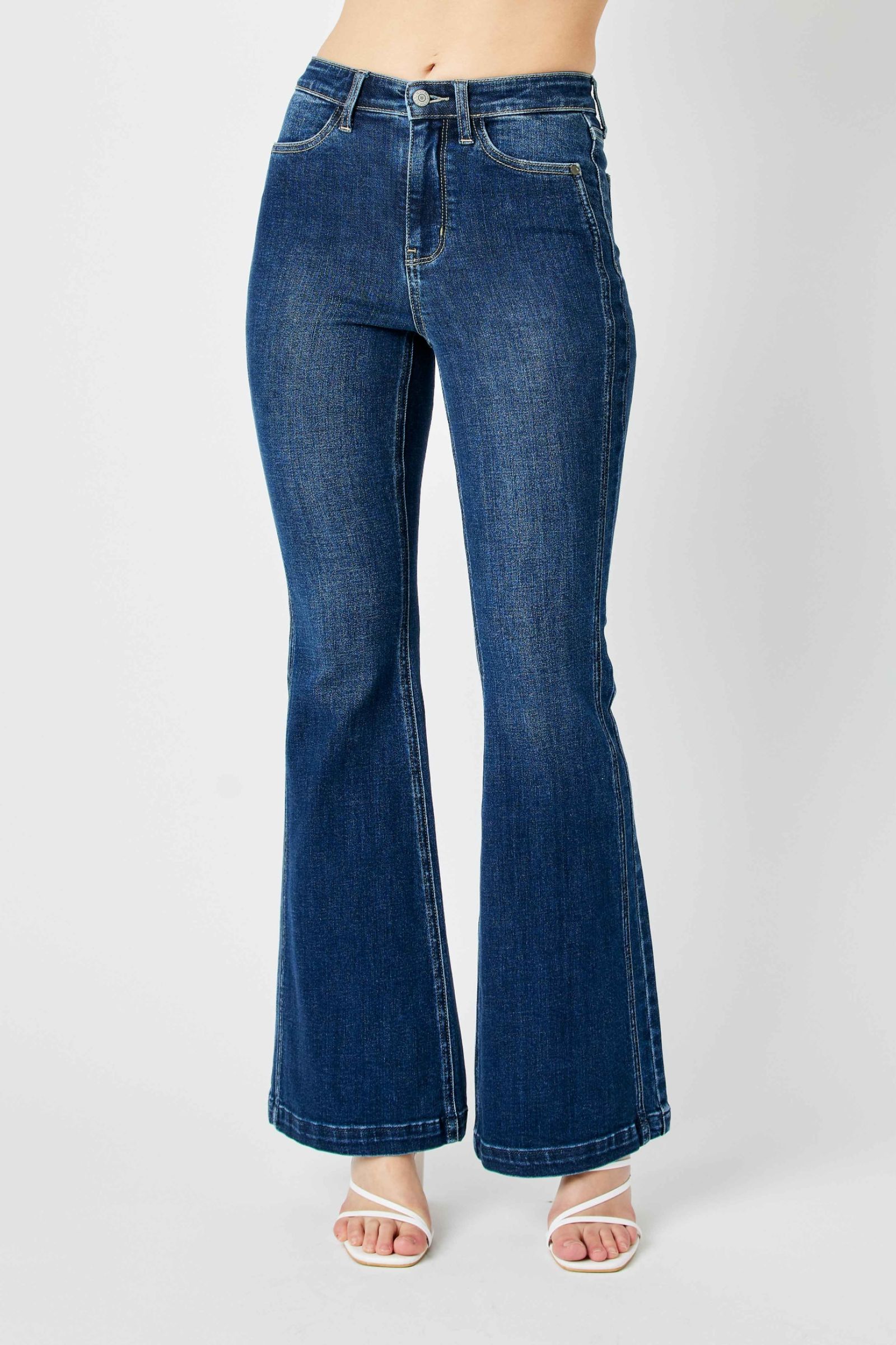 NWT ROTATE Jada Zip Ankle High outlet Rise Flared Jeans