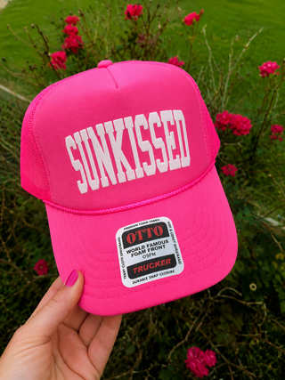Southern Bliss Sunkissed Hot Pink Otto Trucker Hat