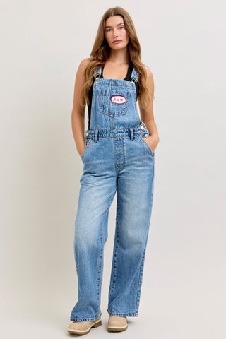 Judy Blue High Waist Rigid Magic Column Overall Denim Jeans 881111