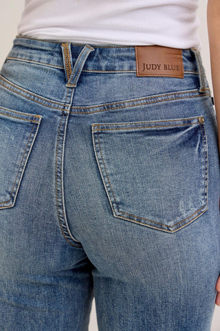 Judy Blue High Waist Tummy Control Straight Denim Jeans 881049