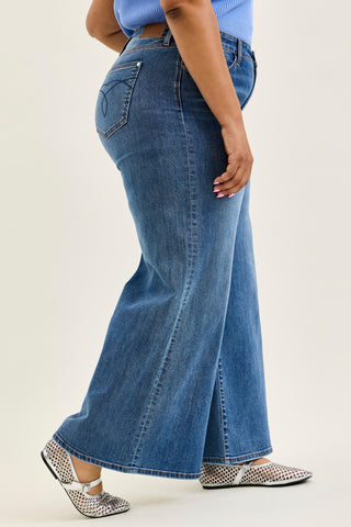 Judy Blue High Waist Palazzo Denim Jeans 82749