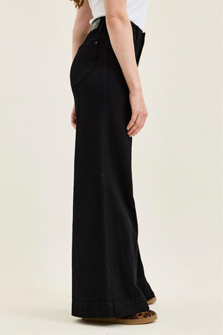 Judy Blue High Waist Liza Black Palazzo Denim Jeans 881243