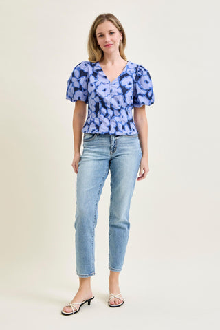 Judy Blue Mid Rise Vintage Wash Cell Phone Pocket Slim Denim Jeans 82626