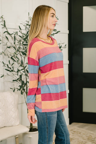 Haptics Back Home  Drop Shoulder Top